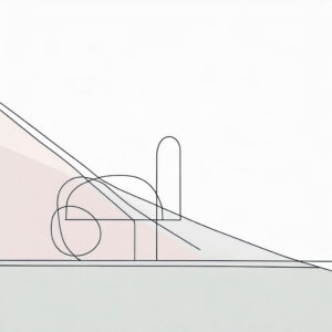 Minimalisme moderne plakat Lines II