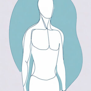 Minimalistisk kunstplakat Portraits I