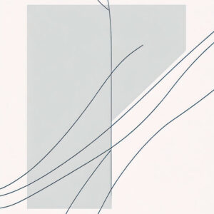 Minimalistisk plakat Lines I