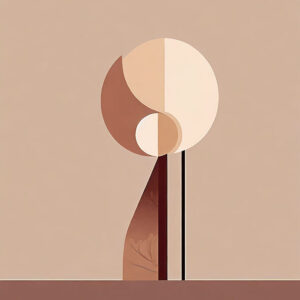 Moderne minimalisme plakat Shapes I