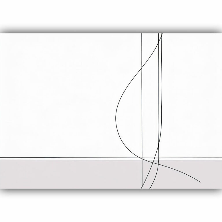 Plakat minimalisme kunst Lines III