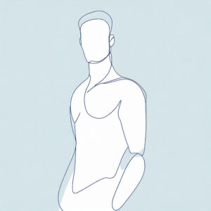 Plakat minimalistisk kunst Portraits II