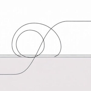 Stor minimalisme kunstplakat Lines IV