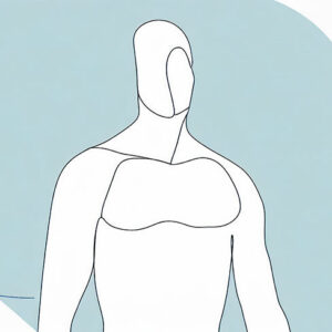 Stor minimalistisk kunst plakat Portraits IV