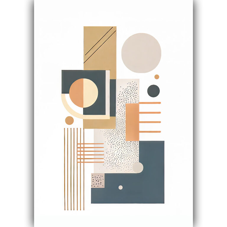 Bauhaus kunstplakat Blueprint I