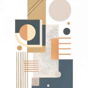 Bauhaus kunstplakat Blueprint I