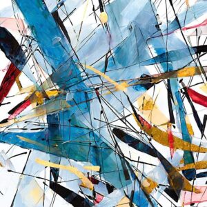 Ekspressionistisk kunst plakat Shatter I