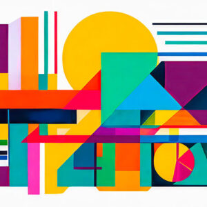 Kæmpe plakat bauhaus Mosaic IV