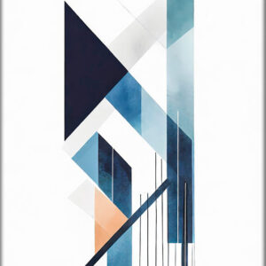 Lærredsbillede moderne bauhaus Relieve I