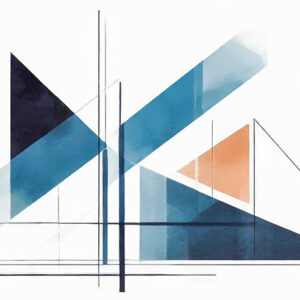 Stor bauhaus kunstplakat Relieve IV