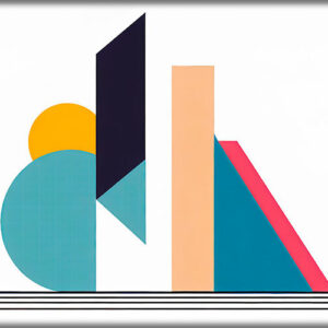 Stort canvas billede bauhaus Apart IV