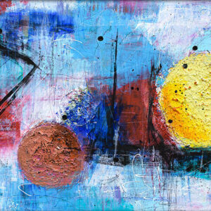 Moderne kunst maleri Gravity II