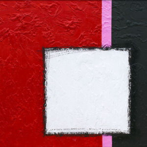Minimalistisk rødt maleri Reds I