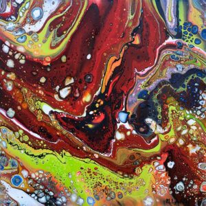 Flot lille kunst maleri Clarity I