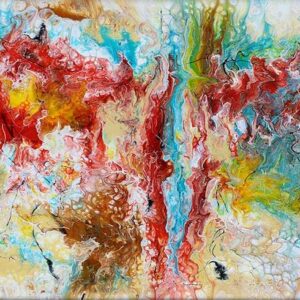 Kunst maleri abstrakt Pulse III