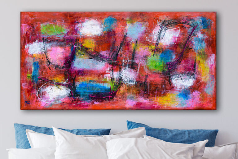 Kunst til væggen i stuen