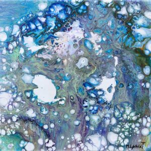 Lille kunstmaleri Serenity II