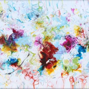 Maleri kunst abstrakt Stellar III