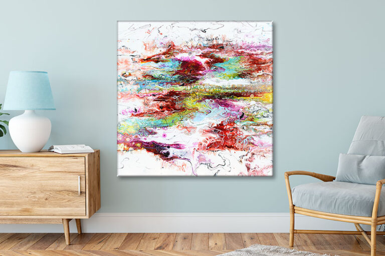 Moderne kunst maleri til væggen