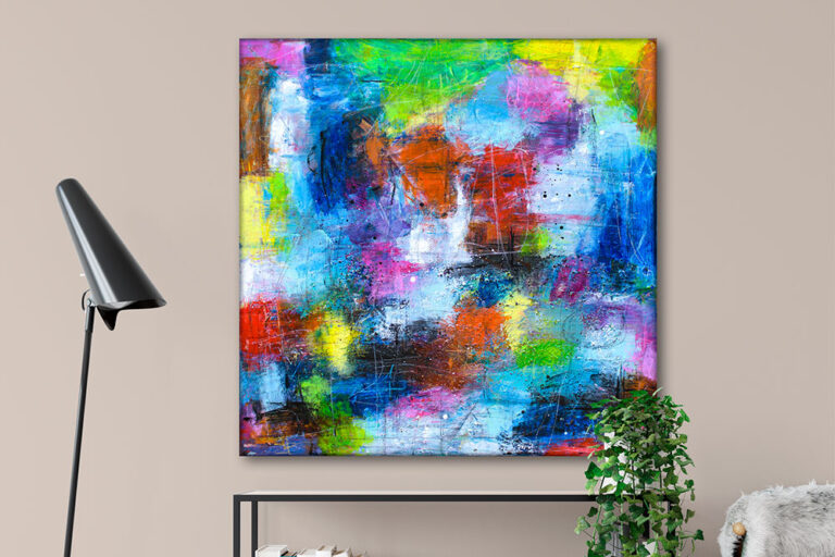 Væg kunst maleri i abstrakt stil