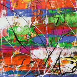 Vibrant I - abstrakt canvas billede