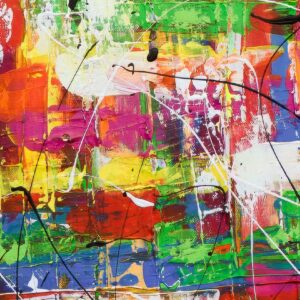 Vibrant II - abstrakt kunstplakat