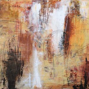 Adept III - maleri i beige farver