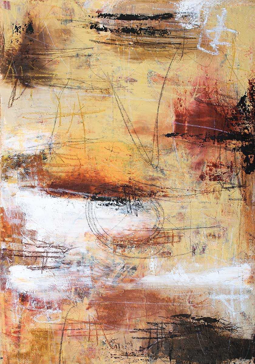 Adept VIII - beige plakat