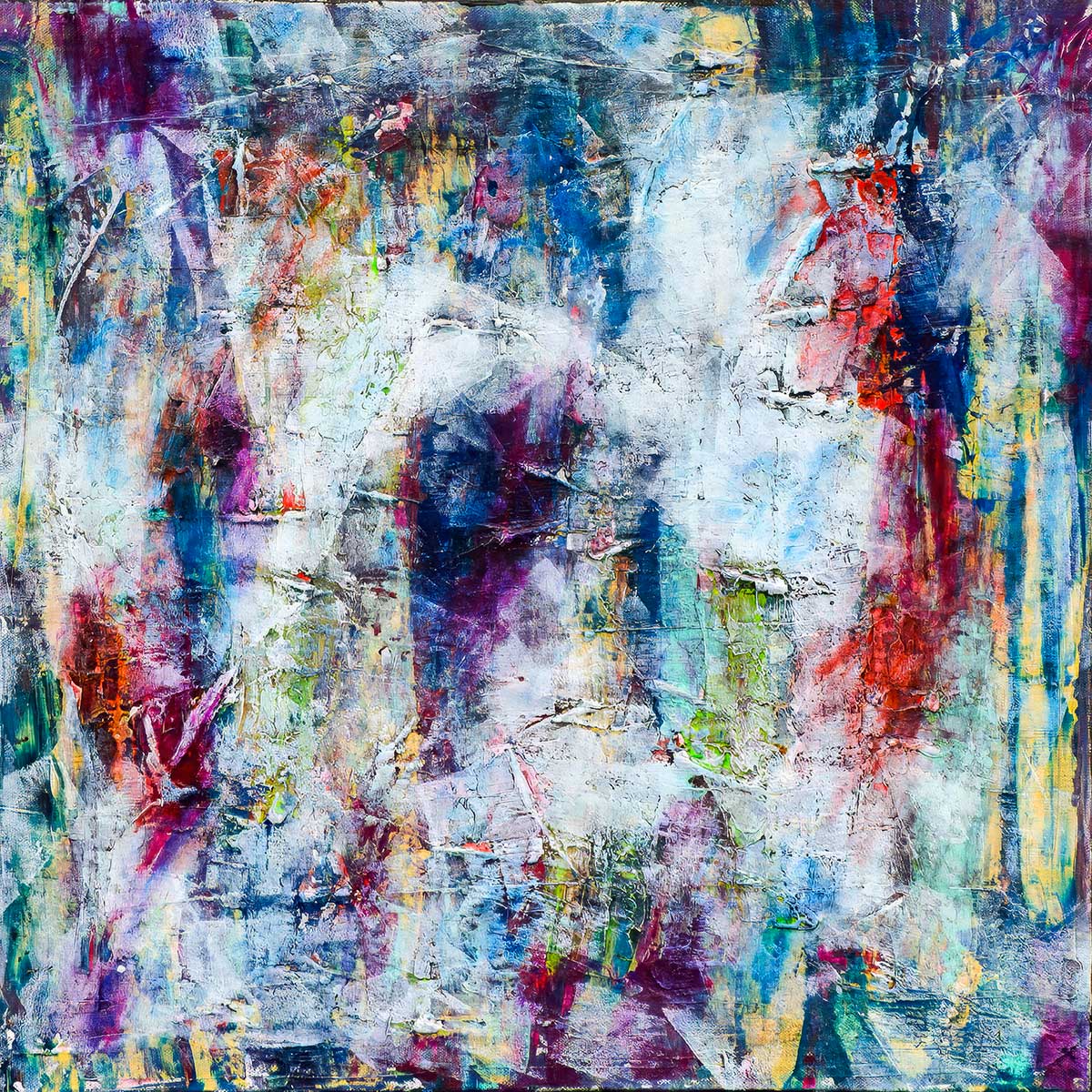 Morning IV - moderne stor kunst plakat