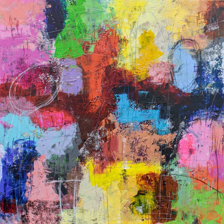 Truth VI - abstrakt canvas billede til stuen